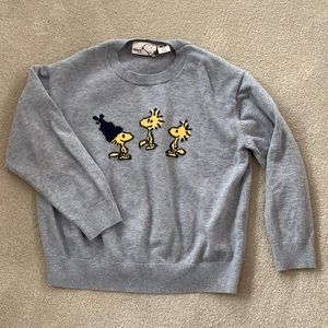Uniqlo x Peanuts cute Woodstock kids sweater size 5-6